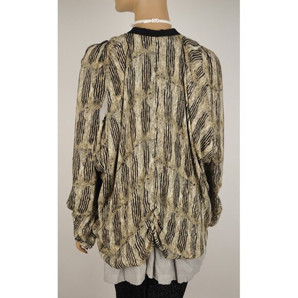 BALENCIAGA RUNWAY TOP BLOUSE SWEATER CARDIGAN sz IT 42 US 6 - Picture 6 of 10